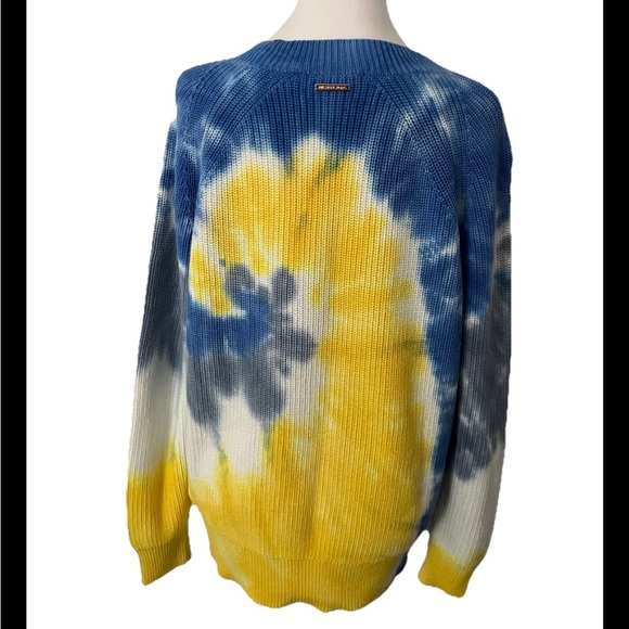 Michael Kors Tie Dye Supima Cotton Sweater Medium EUC - Picture 6 of 9
